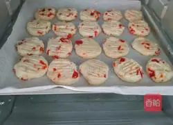 Illustration of how to make cherry tomato cream cookies 7