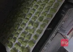 Illustration of how to make low-fat matcha biscuits 6