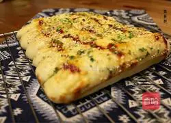 Illustration of how to make pork floss buns with green onions 17