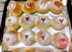 Illustration of how to make mung bean bread 18