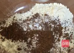 Illustration of how to make cocoa biscuits 2