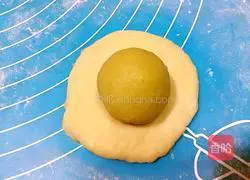 Illustration of how to make mung bean bread 11