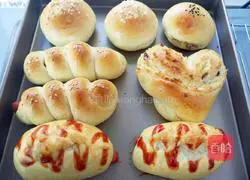Yoghurt egg yolk buns Illustration of how to do it 12