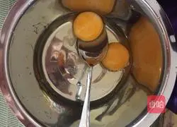 Illustration of how to make chocolate baked pudding 1