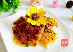 Sauce Illustration of how to make fragrant pancakes 13