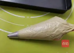 Illustration of how to make matcha cream cookies 6