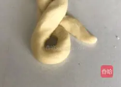 Illustration of how to make steamed bread (one braid and one button bread technique) 8