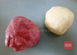 Illustration of how to make double-color circle cookies 5