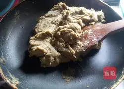 #Mooncake stuffing#Illustration of how to make mung bean paste stuffing 7