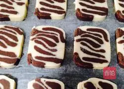 Zebra Striped Cookies Recipe Illustration 6