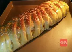 Illustration of how to make cake sandwich bread 14