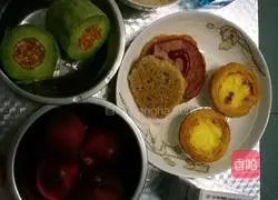 Illustration of how to make a lazy breakfast 6