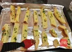Garlic Butter Toast Sticks Recipe Illustration 4