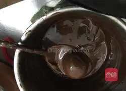 Illustration of how to make matcha chocolate 5