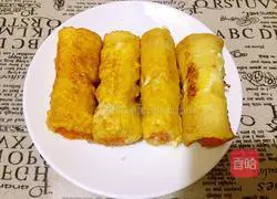 Illustration of how to make sweet potato toast rolls 10