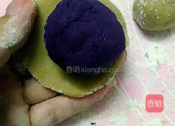 Purple Sweet Potato Mooncake Recipe Illustration 8