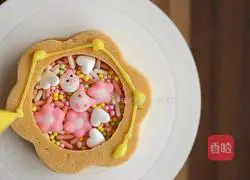 Illustration of how to make shake biscuits 12