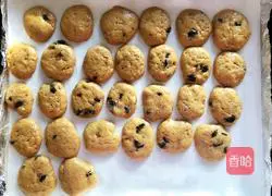 Baby complementary food-Brown sugar raisin biscuits recipe 6