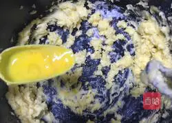 Illustration of making matcha two-color biscuits 4