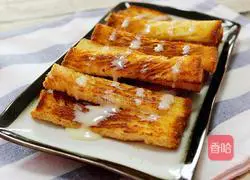 Milk Fried Toast Recipe Illustration 5