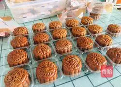 Cantonese style mung bean paste mooncake recipe 11