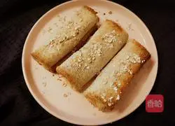 Illustration of how to make pumpkin toast 10