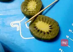 Illustration of how to make kiwi butter biscuits 21