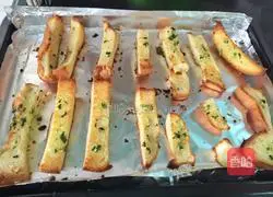 Garlic Butter Toast Sticks Recipe Illustration 5