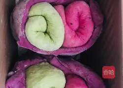 Illustration of how to make colorful toast 6