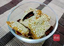 Illustration of how to make sesame biscuits 6