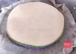 Illustration of how to make colorful hair cake 8