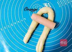 Cute Rabbit Ham Bread Illustration of how to do it 7