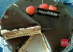 Chocolate mirror cake recipe 10