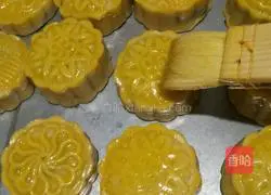 Illustration of how to make Cantonese-style sesame mooncakes 13
