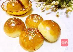 Illustration of making homemade hamburger buns 15