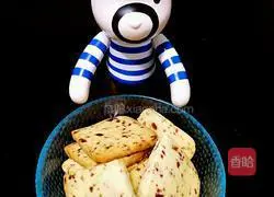 Illustration of how to make cranberry cookies 12