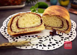 Illustration of how to make five-flower roll toast 16