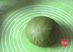Illustration of making matcha toast bread 9