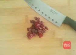 Illustration of how to make cranberry cookies 1
