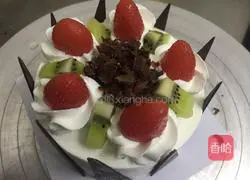 Chocolate Fruit Cake Recipe Illustration 8