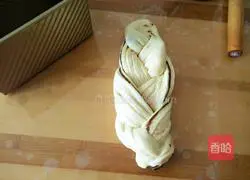 Illustration of how to make bean paste and crispy toast 10