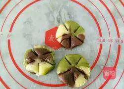 Illustration of how to make camouflage cookies 18