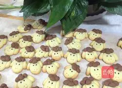 Illustration of how to make sheep biscuits 8