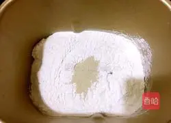 Illustration of how to make mung bean bread 2