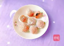Pitaya Snow Skin Mooncake Recipe Illustration 20
