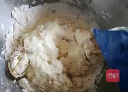 Illustration of how to make sesame soft European stuffed pineapple stuffing 3