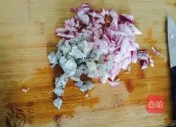 Illustration of how to make shrimp cheese baked egg toast 4