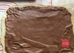 Illustration of how to make cocoa two-color toast 7