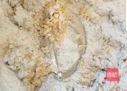 Illustration of how to make (ham and five-nut mooncakes) in the 1970s 1