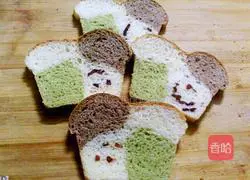 Illustration of how to make four-color toast 8